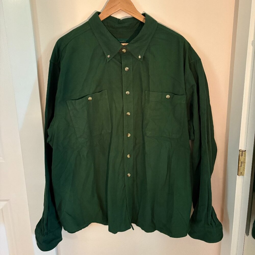 Brushed Cotton Collared Shirt